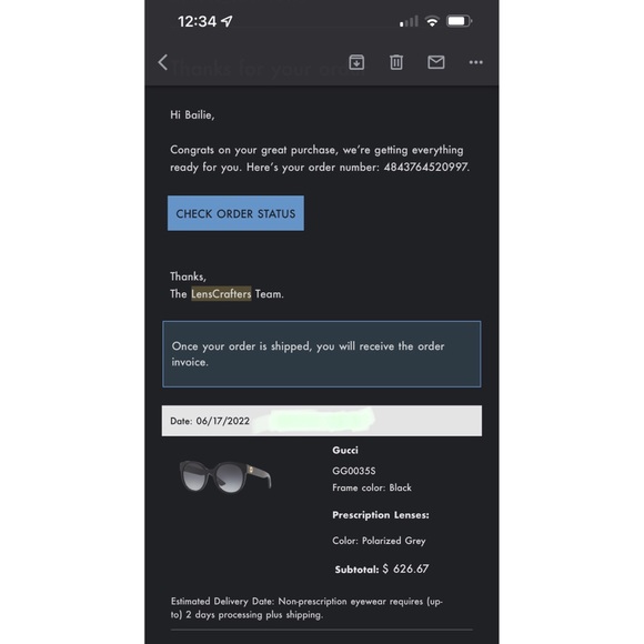 Gucci Cateye Polarized Sunglasses - Picture 2 of 10